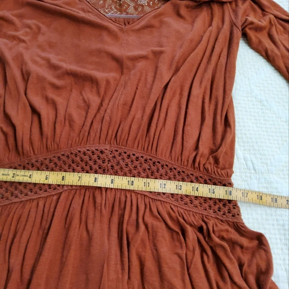 Free People Moonlight Romantic Drop Waist Tunic Size S